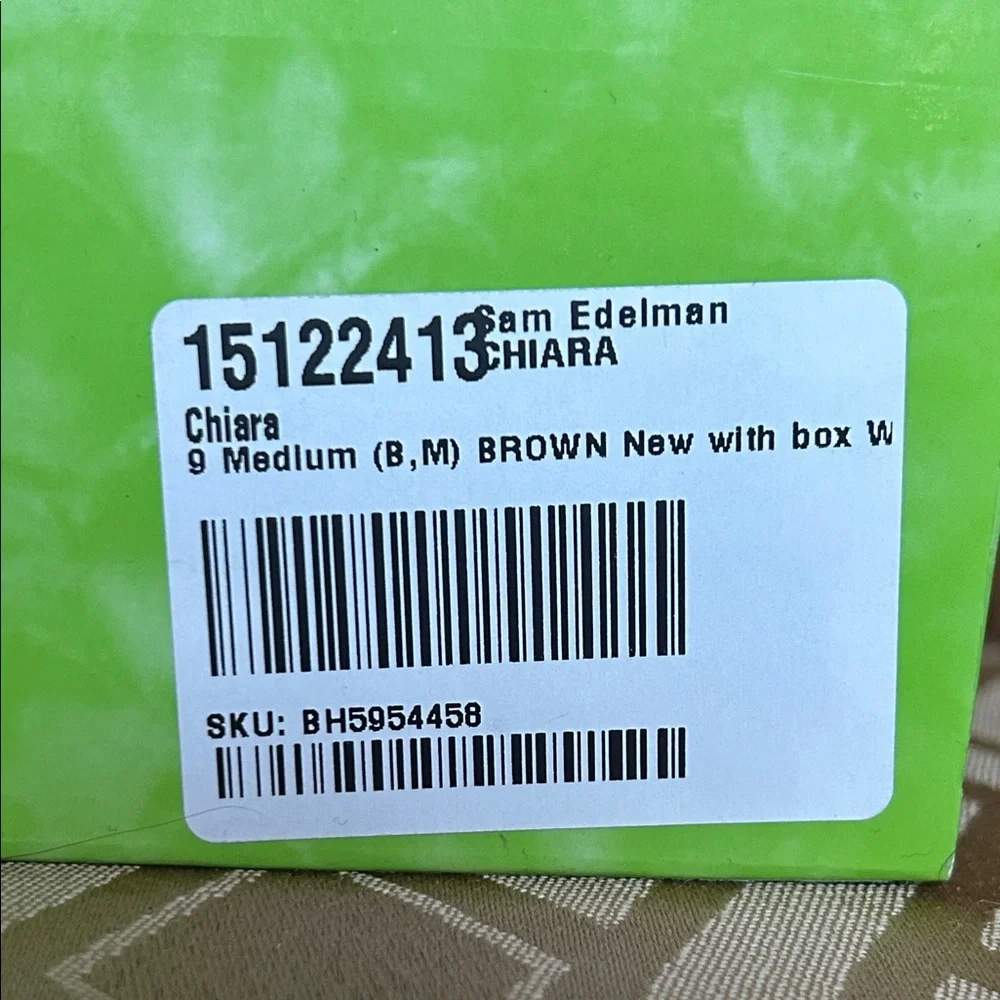 Sam Edelman Chiara Suede Ankle Boot Chestnut Sz 9 **New In Box!** - Picture 11 of 11